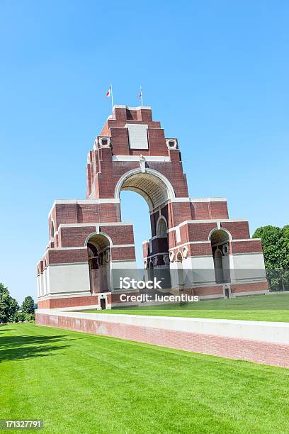 Thiepval Memorial Stock Photo - Download Image Now - Thiepval, Battlefield, Blue
