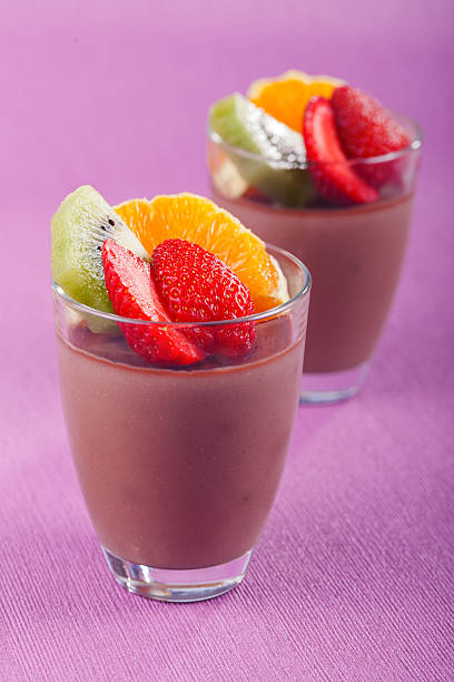istock Homemade chocolate mousse with fruits 171327894
