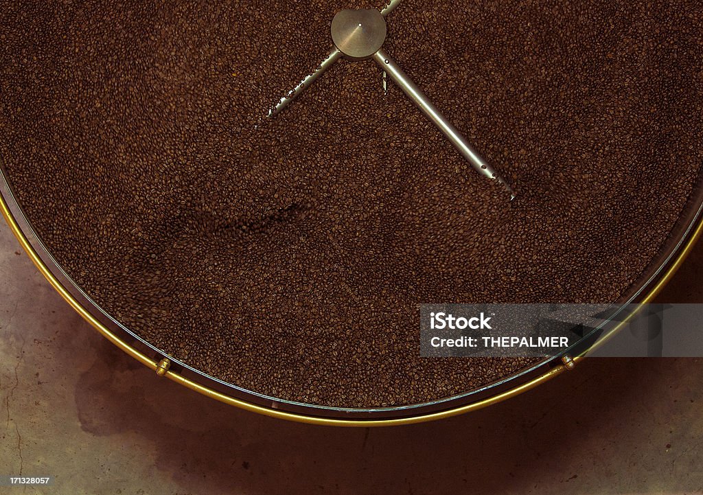 coffe beans toasting coffee beans toasting process Agriculture Stock Photo