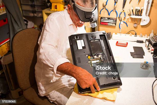 Computer Repair It Support Engineer Stock Photo - Download Image Now - Computer, Desktop PC, Horizontal