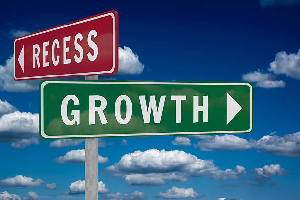 istock Growth and Recess road signs. 171328410