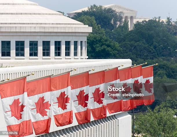 Canadian Embassy In Washington Dc Stock Photo - Download Image Now - Embassy, Canada, Canadian Flag