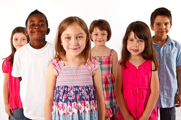 istock Group of multi ethnic children standing together 171328802