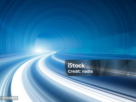 istock Abstract Speed motion in highway tunnel 171328873