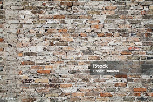 Old Brick Wall Background Stock Photo - Download Image Now - Brick Wall, Old, Brick