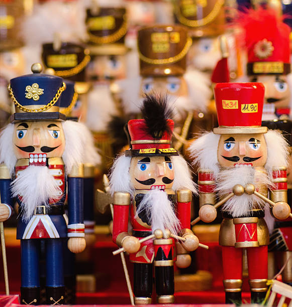Nutcrackers at Christmas Market in Nuremberg