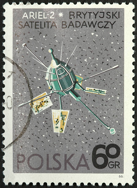 istock Soviet satellite 1960s on Polish stamp 171329264