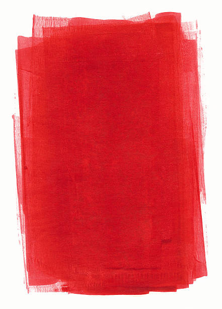 ilustrações de stock, clip art, desenhos animados e ícones de red painted papel - white background red colors paper