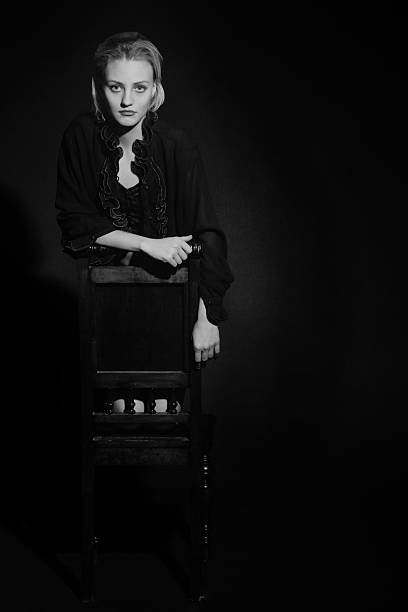 istock 1940s style.Stern look 171329887