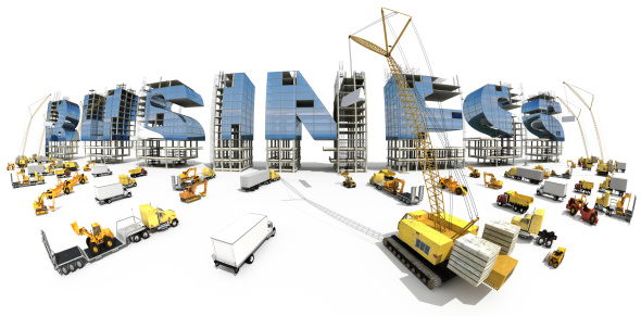 3D render of the Business construction