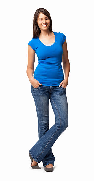 istock Woman Standing With Hands In Pockets - Isolated 171330491