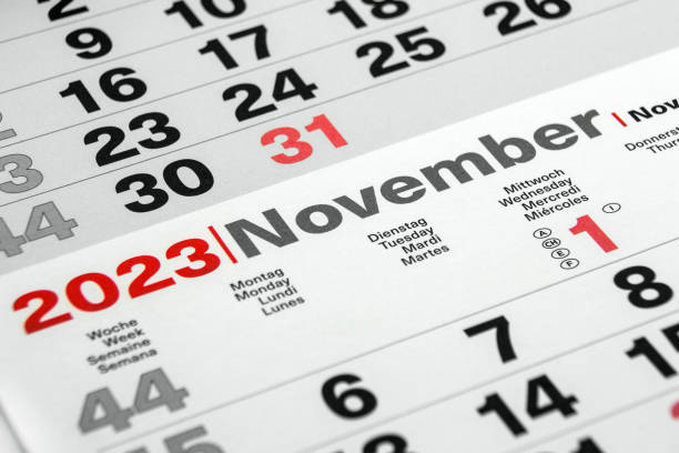 istock German Calendar 2023 Date: November 1 and October 1713305366