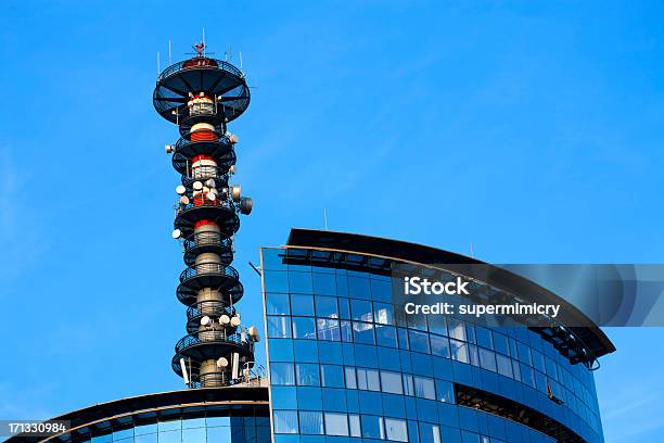Broadcasting Antenna Stock Photo - Download Image Now - Air Pollution, Antenna - Aerial, Architectural Column