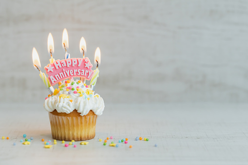 Celebration, cupcake, birthday, anniversary, candle, cute cake