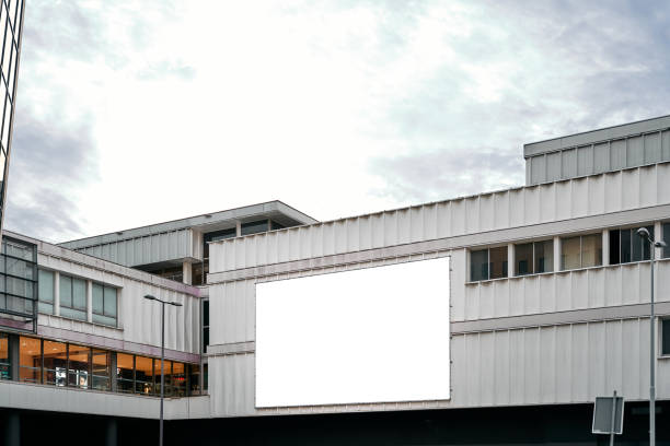 istock Blank billboard on the wall of building 1713312676