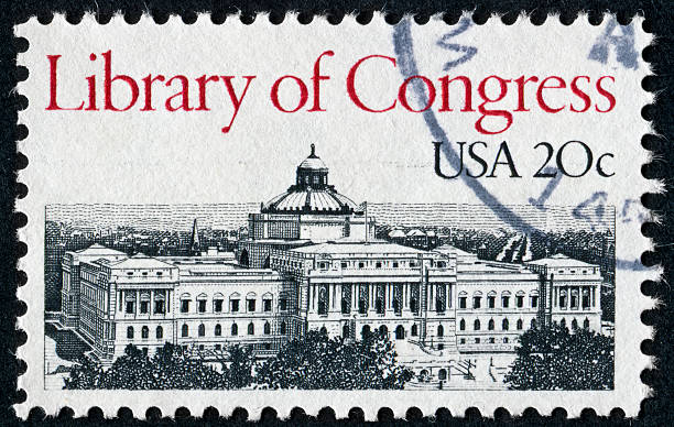 istock Library Of Congress Stamp 171331502