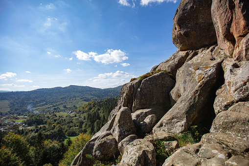 Belogradchik rocks Fortress, Bulgaria.HDR image