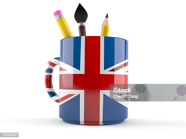 Uk Mug Stock Photo - Download Image Now - British Flag, Mug, Art