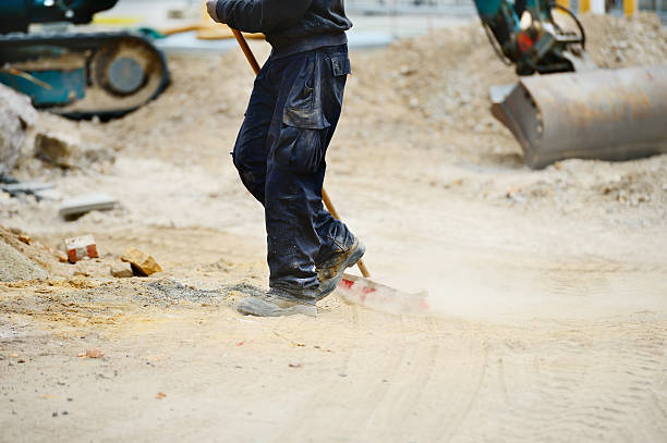 istock Construction site, piles of sand, scoop 171332670