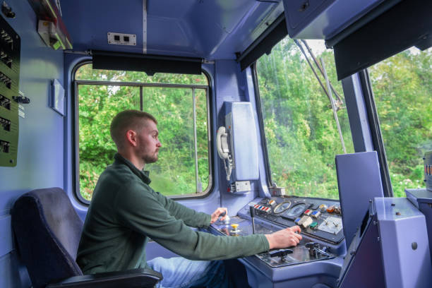 Train driver of a commuter train
