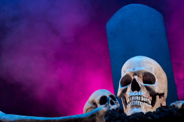 istock Skull and Tombstone 171332774