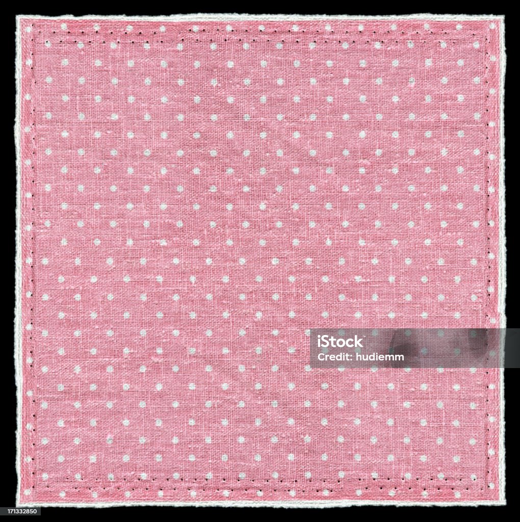 Rosa Polka puntos textura de - Foto de stock de Coser libre de derechos