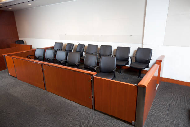 istock Modern Courtroom Jury Box 171333069