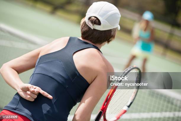 Damskie Podwójne Tennis Sygnał Ręcznego - zdjęcia stockowe i więcej obrazów Debel - Debel, Tenis, Język migowy