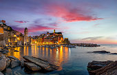 View of Vernazza village