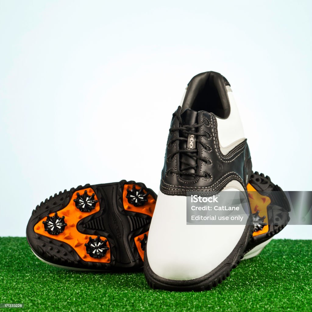 FootJoy buty golfowe z podeszwą - Zbiór zdjęć royalty-free (But do gry w golfa)