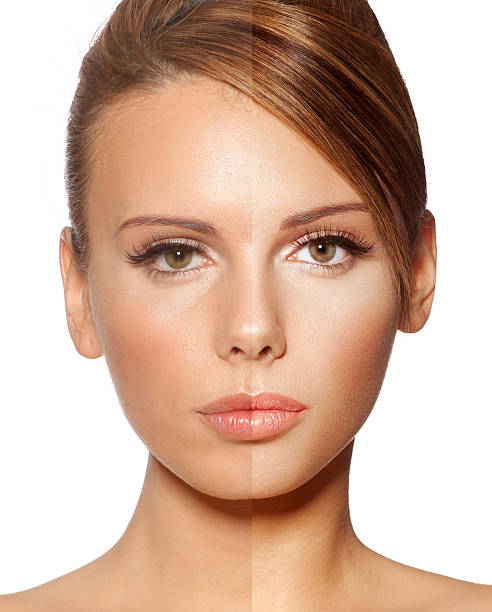 istock Beauty before and after photo retouch 171333309