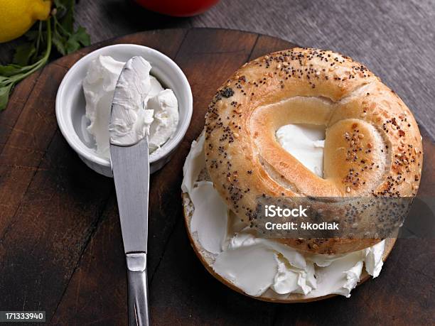 Bagel Stock Photo - Download Image Now - Cream Cheese, Bagel, Breakfast