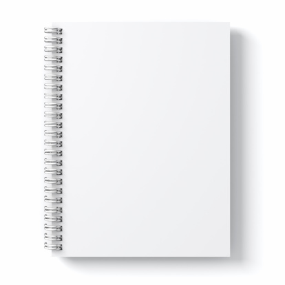 Cuaderno de notas en blanco photo