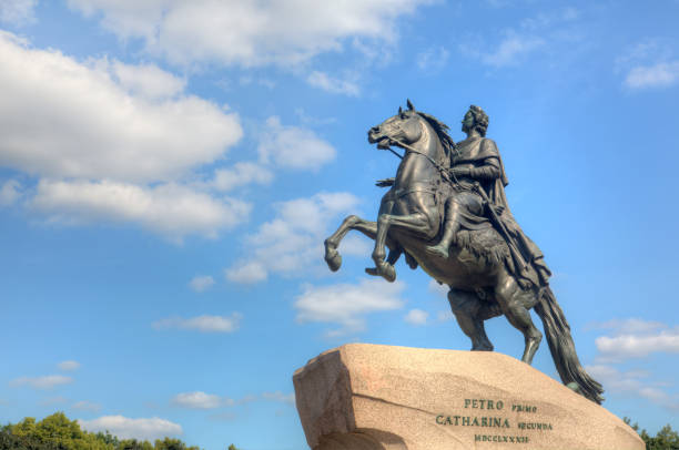 istock Bronze Horesman a monument to Peter the Great 171334229