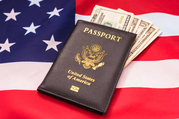 istock New American passport cost money. 1713348984