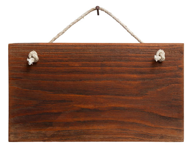 istock Old weathered wood signboard. 171335155