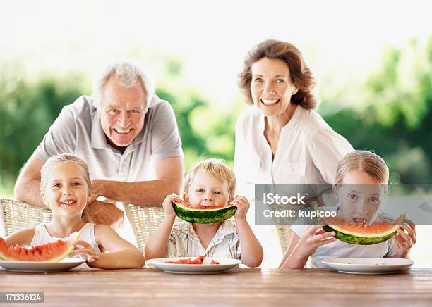 A Divertirse Com O Grandkids - Fotografias de stock e mais imagens de Adulto - Adulto, Alimentação Saudável, Ao Ar Livre