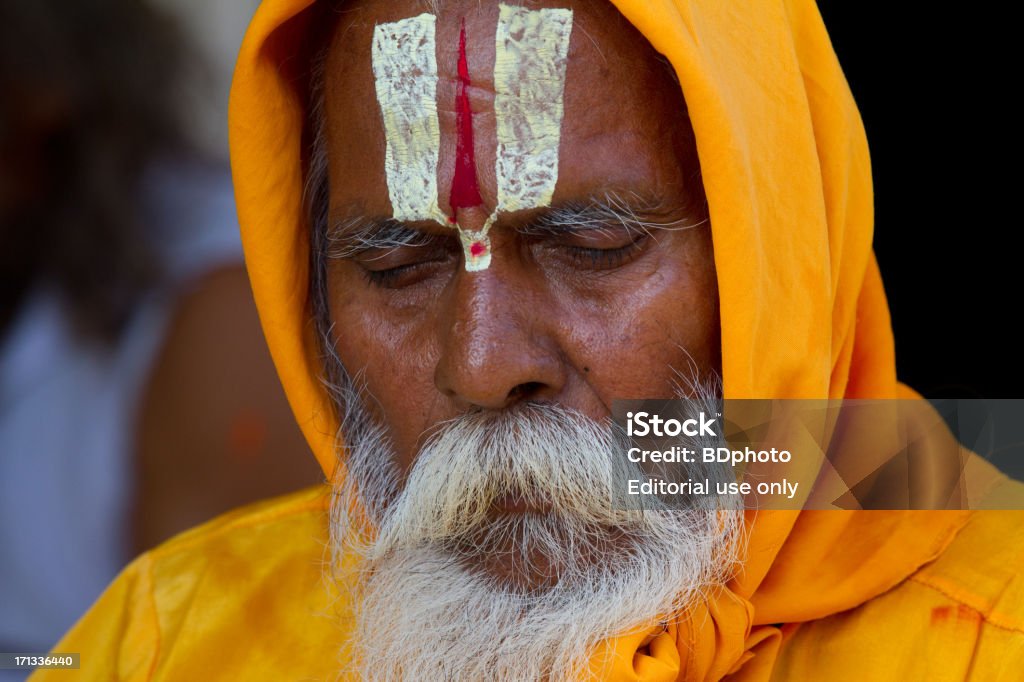 Sadhu indiani, Santo uomo), a Nuova Delhi, India - Foto stock royalty-free di Adulto