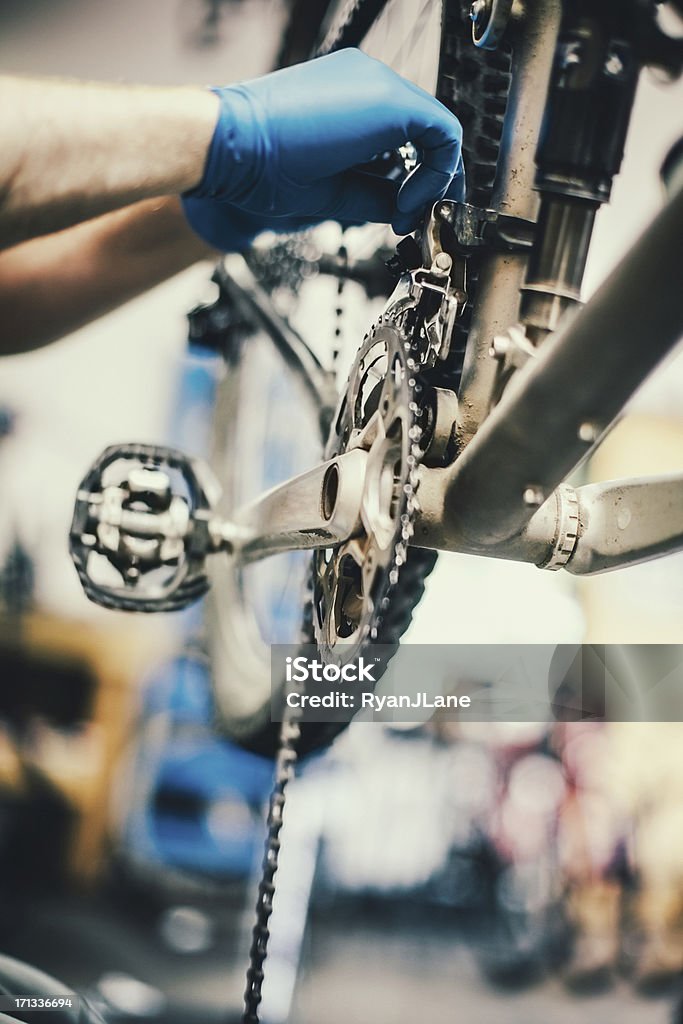 Bicicleta de reparación - Foto de stock de Bicicleta libre de derechos