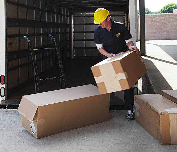 istock Impatient Delivery Truck Worker 171336952