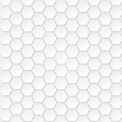 Unveil a captivating geometric vista with this 3D hexagonal honeycomb pattern, where a radial fade effect is masterfully achieved through the variation in sizes of hexagons. As the eye moves from the center towards the edges, the hexagons gradually decrease in size, creating a visual illusion of fading or receding depth. The meticulous arrangement of hexagons forms a cohesive honeycomb structure, offering a blend of symmetry and perspective. This design, with its modern aesthetic and visual allure, is a fantastic choice for digital wallpapers, architectural elements, or any design project seeking to marry geometric precision with visual depth and intrigue.