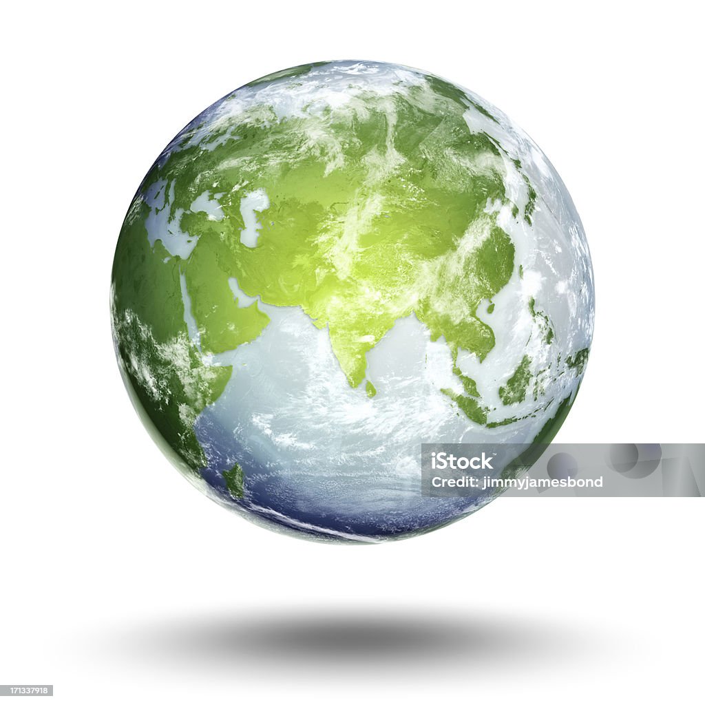 Erde-Eastern Hemisphere - Lizenzfrei Globus Stock-Foto