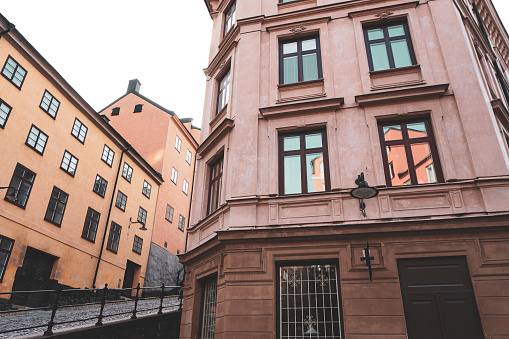 Old Town in Stockholm, Sweden. \