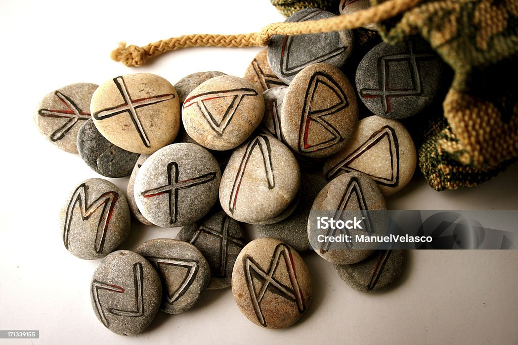 runes viking runes Runes Stock Photo