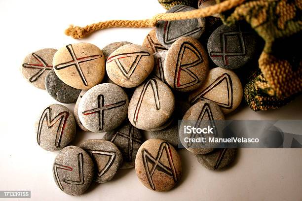 Runes Stock Photo - Download Image Now - Runes, Viking, Stone - Object
