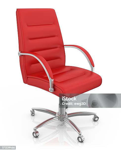 사무용 의자 빨강에 대한 스톡 사진 및 기타 이미지 - 빨강, 사무실 의자, 컷아웃