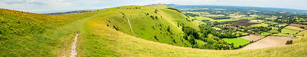 남왕 downs - dirt road national park south downs footpath 뉴스 사진 이미지