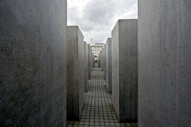 Holocaust Memorial, Berlin stock photo