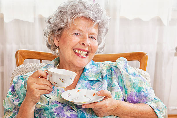 istock retro lady drinking coffee 171340172