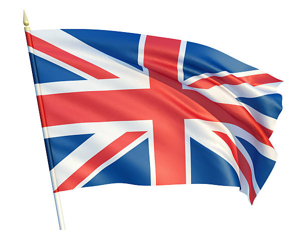 영국 플래깅 - british flag english flag textile oscillating 뉴스 사진 이미지